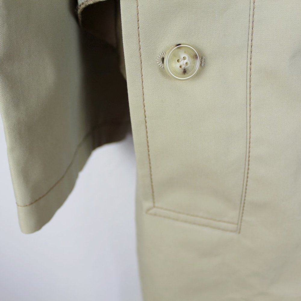 Burberry RUNWAY Scarf Trench Coat US 6 (UK 8/EU 40) Buckle Strap Long Sleeves - Picture 9 of 16